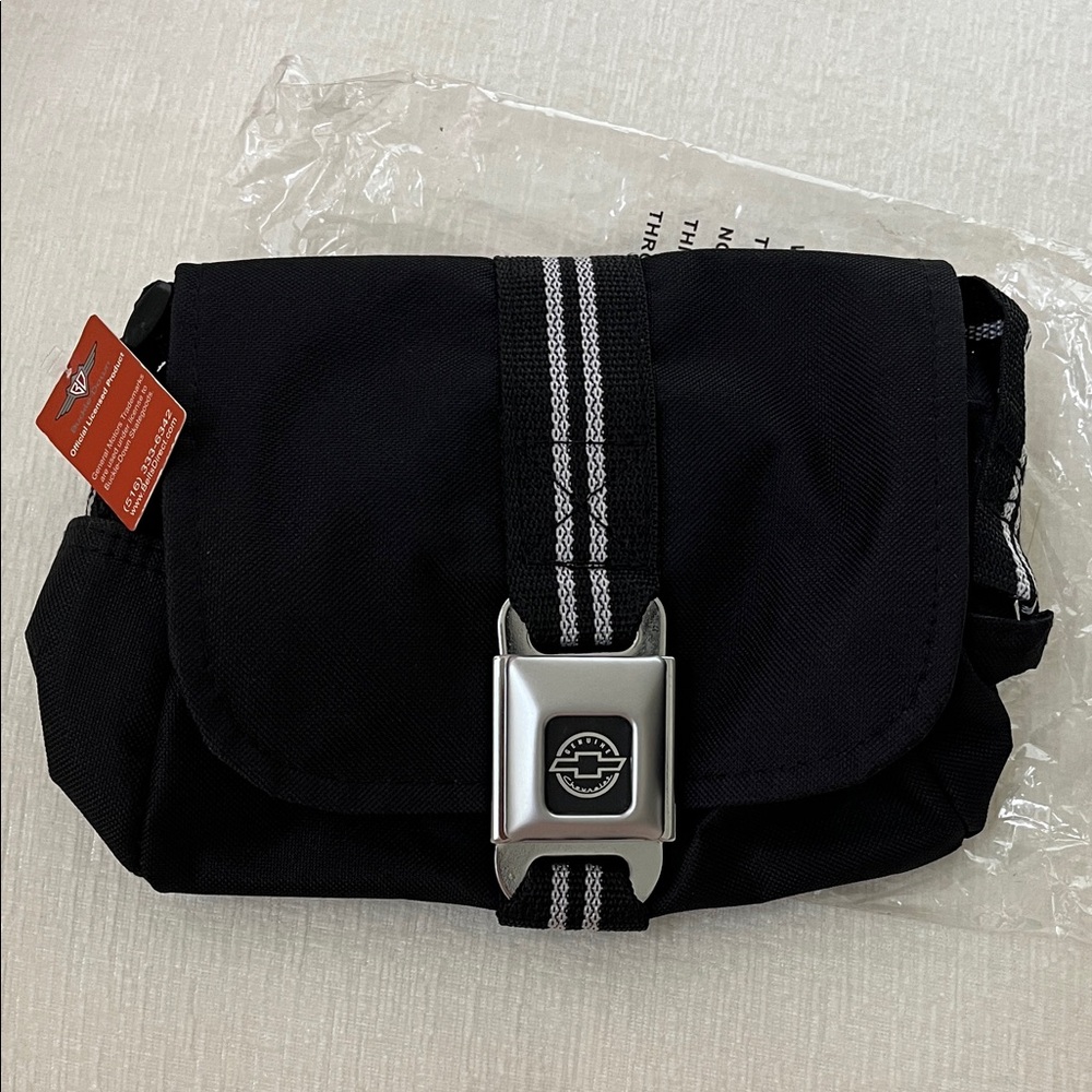 Buckle-Down Chevrolet Black Crossbody Bag NWT